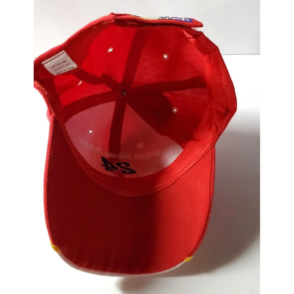 Jeff Gordon NASCAR Hat Cap Racing Champion #24 Hat NWT Red‎ & White